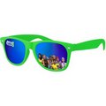 Retro Mirrored Sunglasses with OpticPRINT